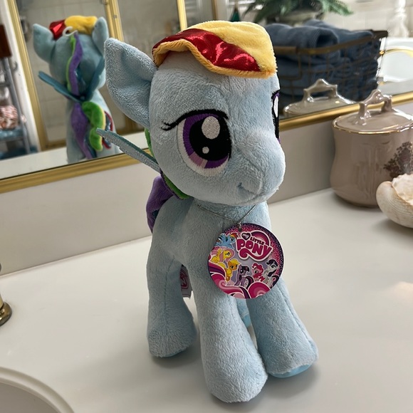 My Little Pony- 10” Rainbow Dash stuffed plush toy - Picture 1 of 8